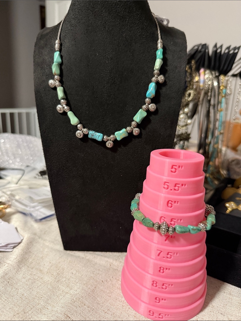 Brightons Mojave Collection Turquoise Colored Retired Bracelet & Necklace